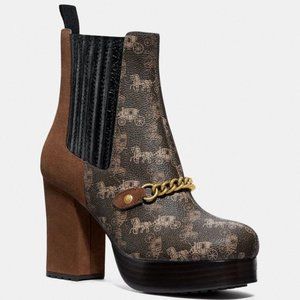 Coach Chelsea Platform Bootie Horse And Carriage